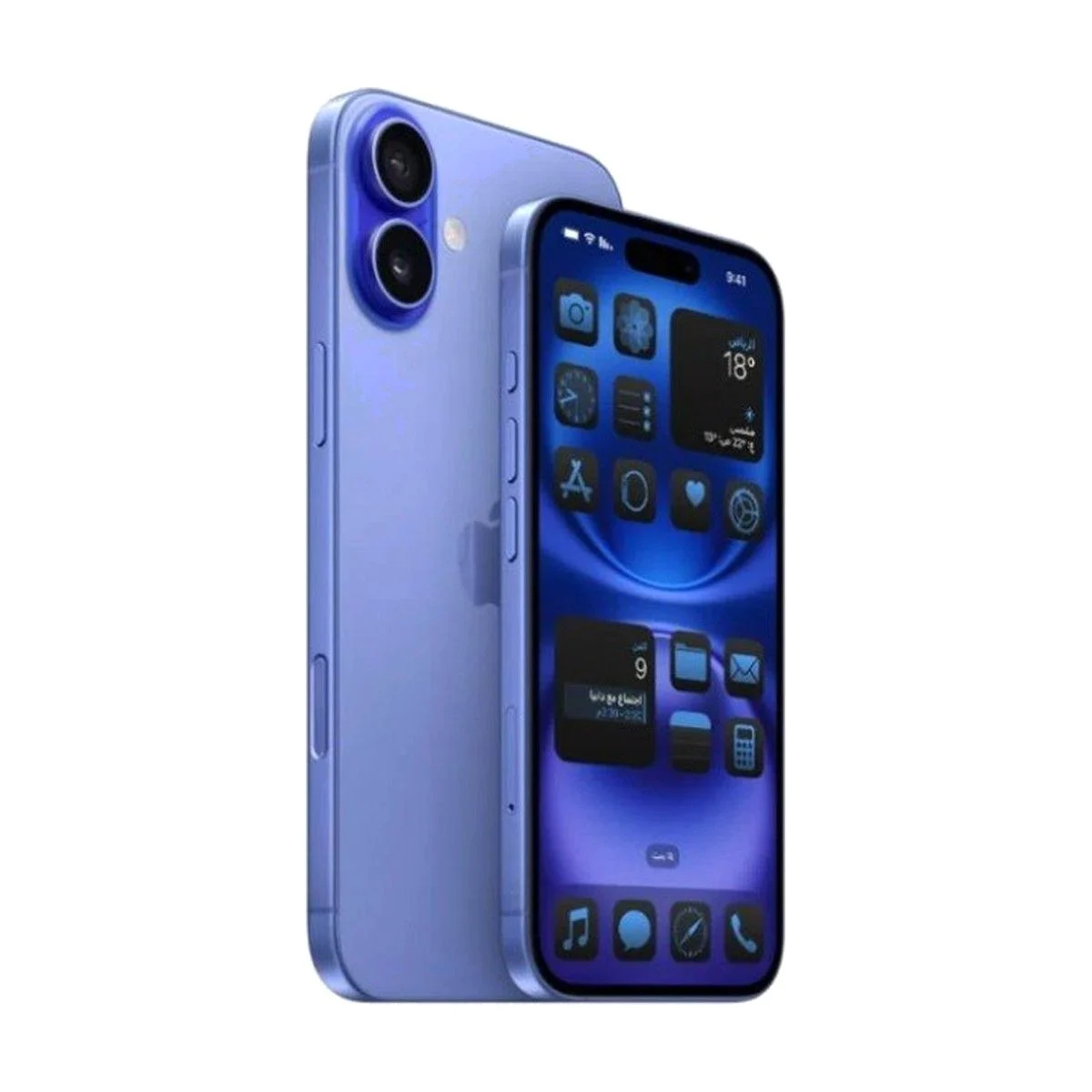 آيفون 16 بلس أزرق - ( 256GB ) - بطارية 99