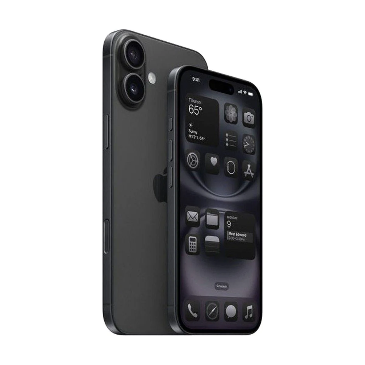 آيفون 16 بلس أسود - ( 128GB ) - بطارية 100