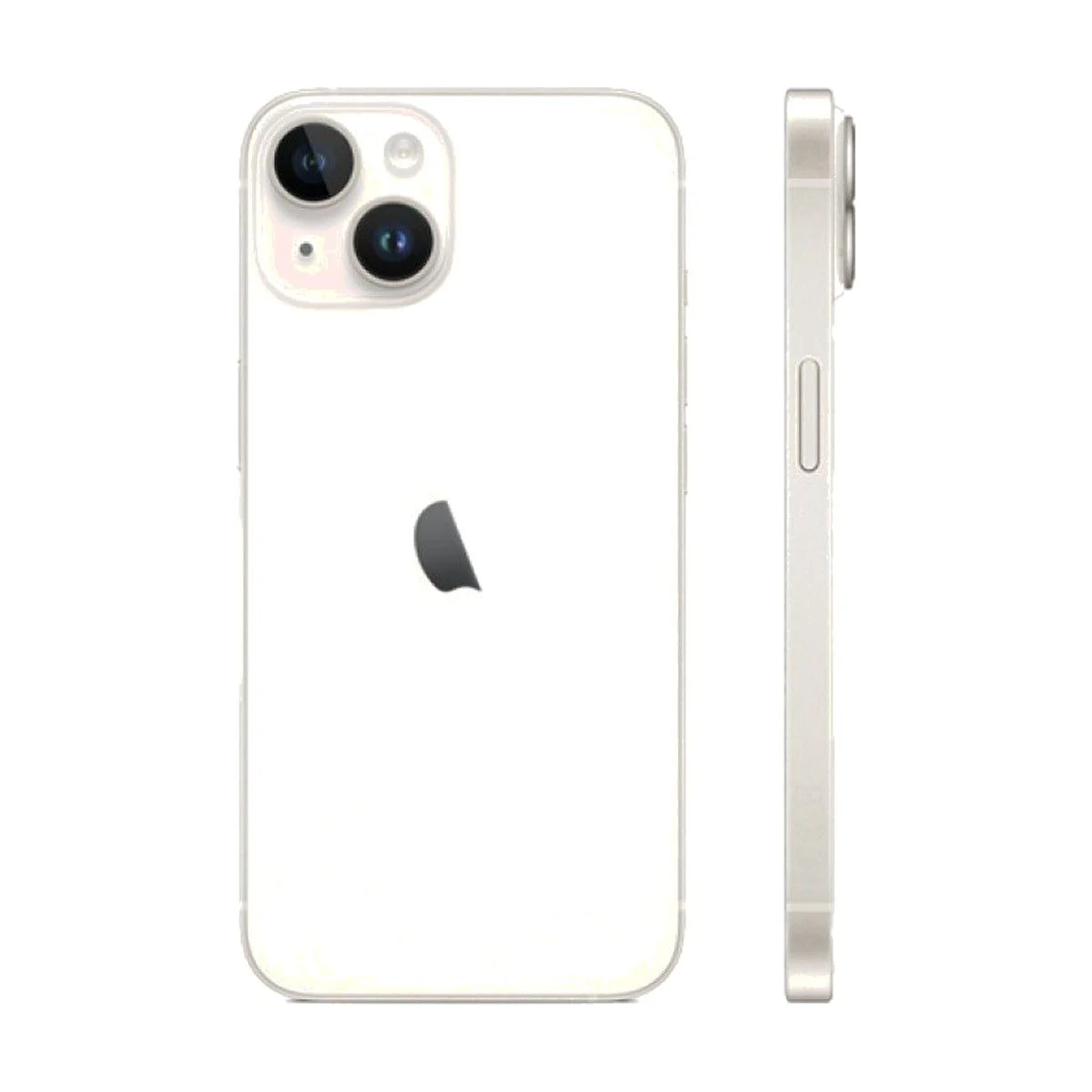 آيفون 14 العادي أبيض - ( 128GB ) - بطارية 91