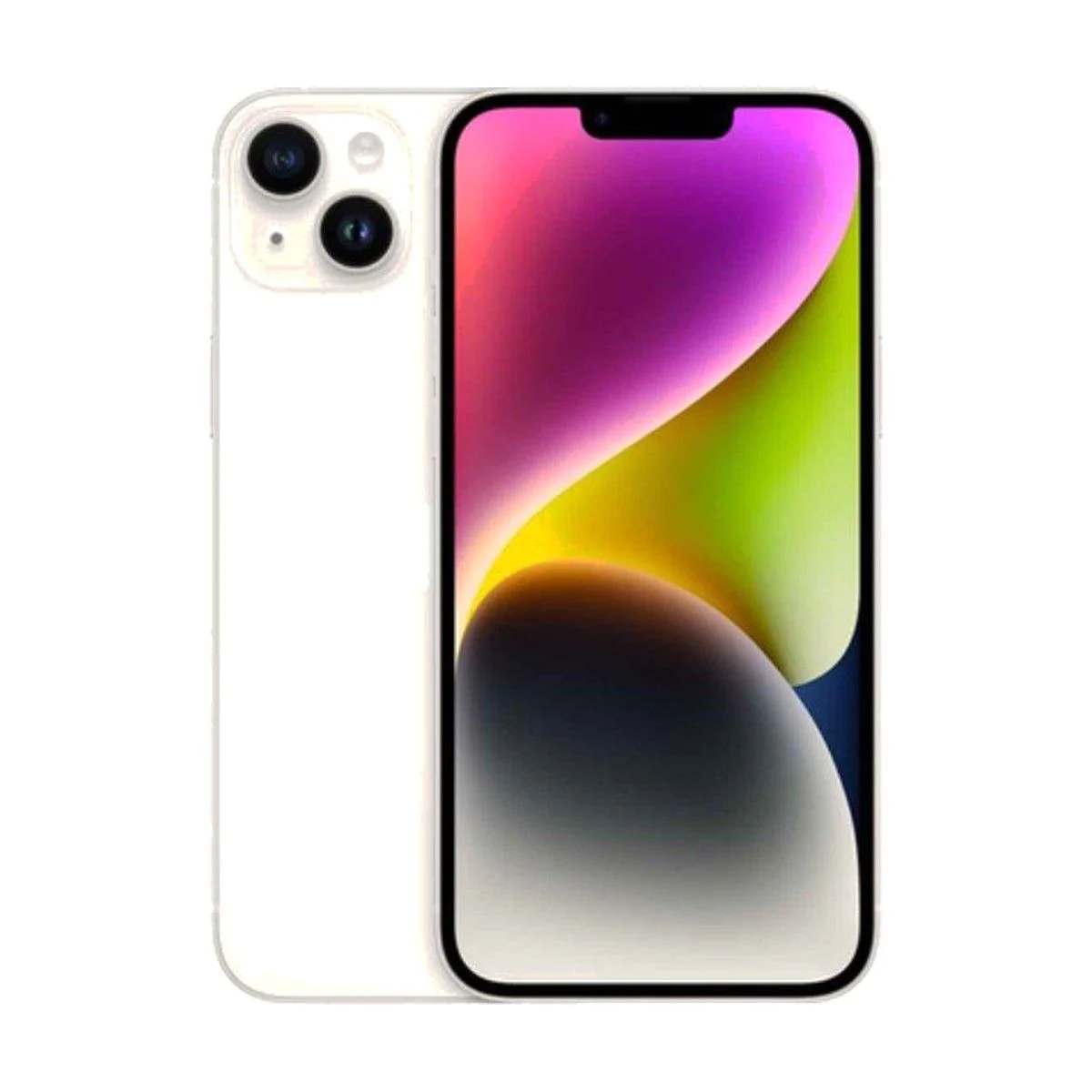 آيفون 14 العادي أبيض - ( 128GB ) - بطارية 91