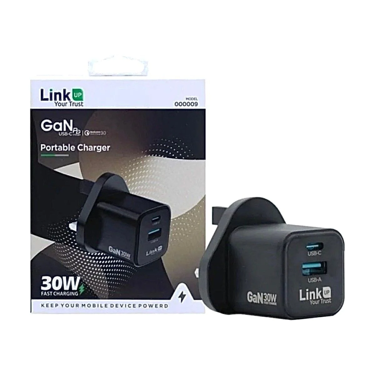 رأس شاحن - LinkUP GaN 30W