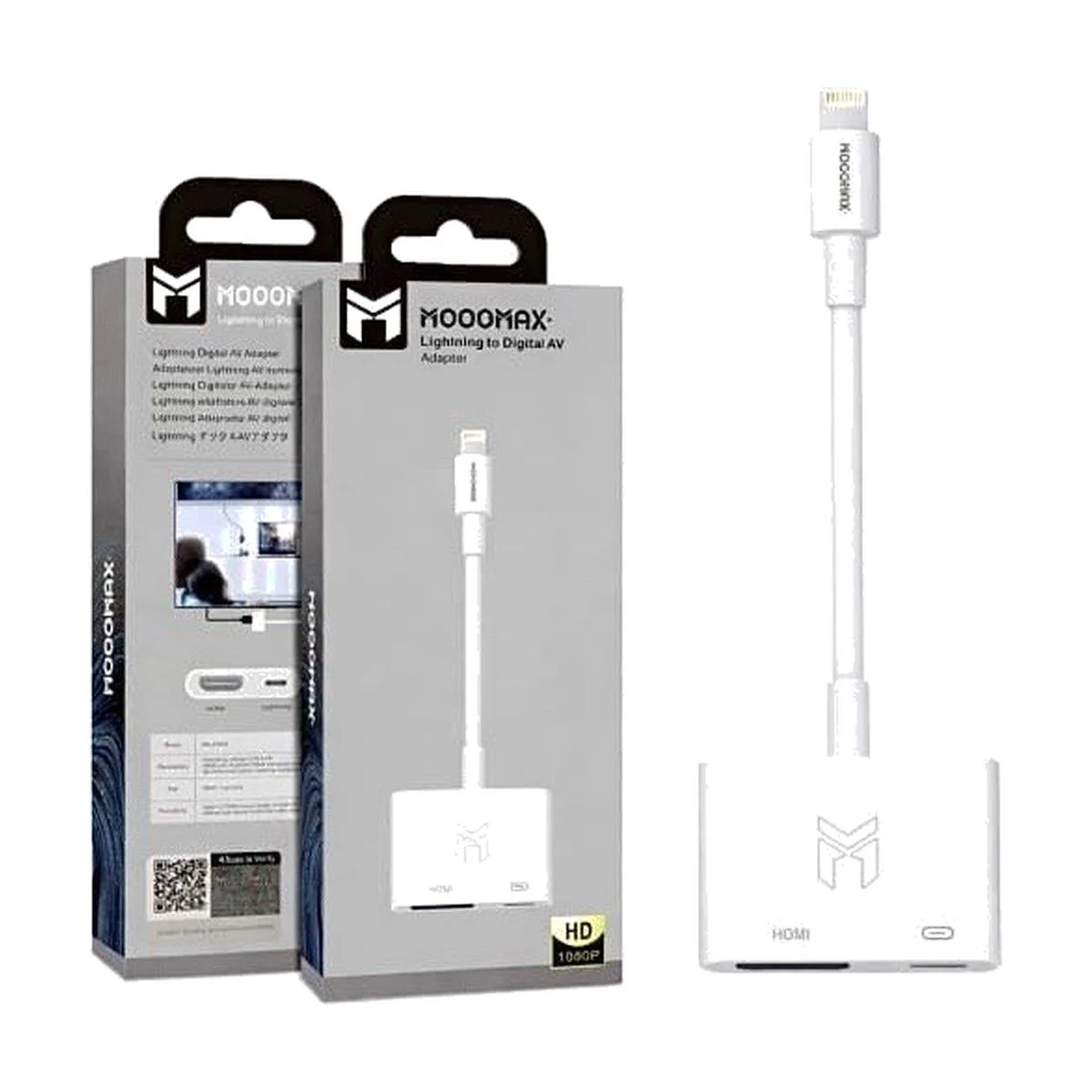MOOGMAX Lightning to HDMI Adapter (iPhone to TV)