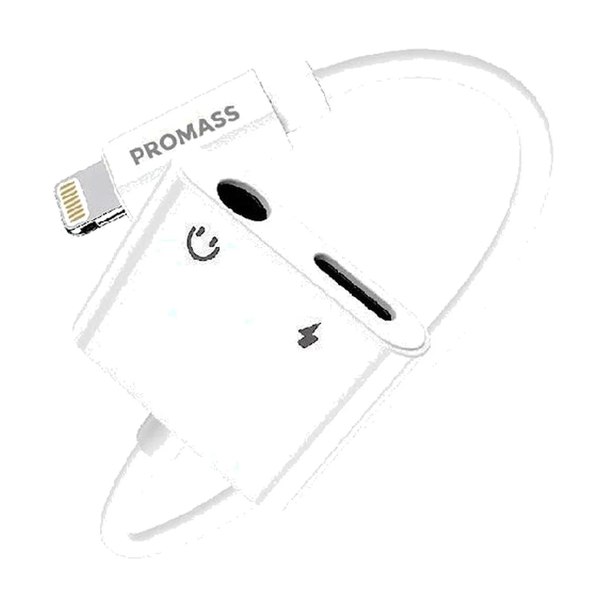 PROMASS محول Lightning إلى 3.5 ملم للشحن وتشغيل الصوت