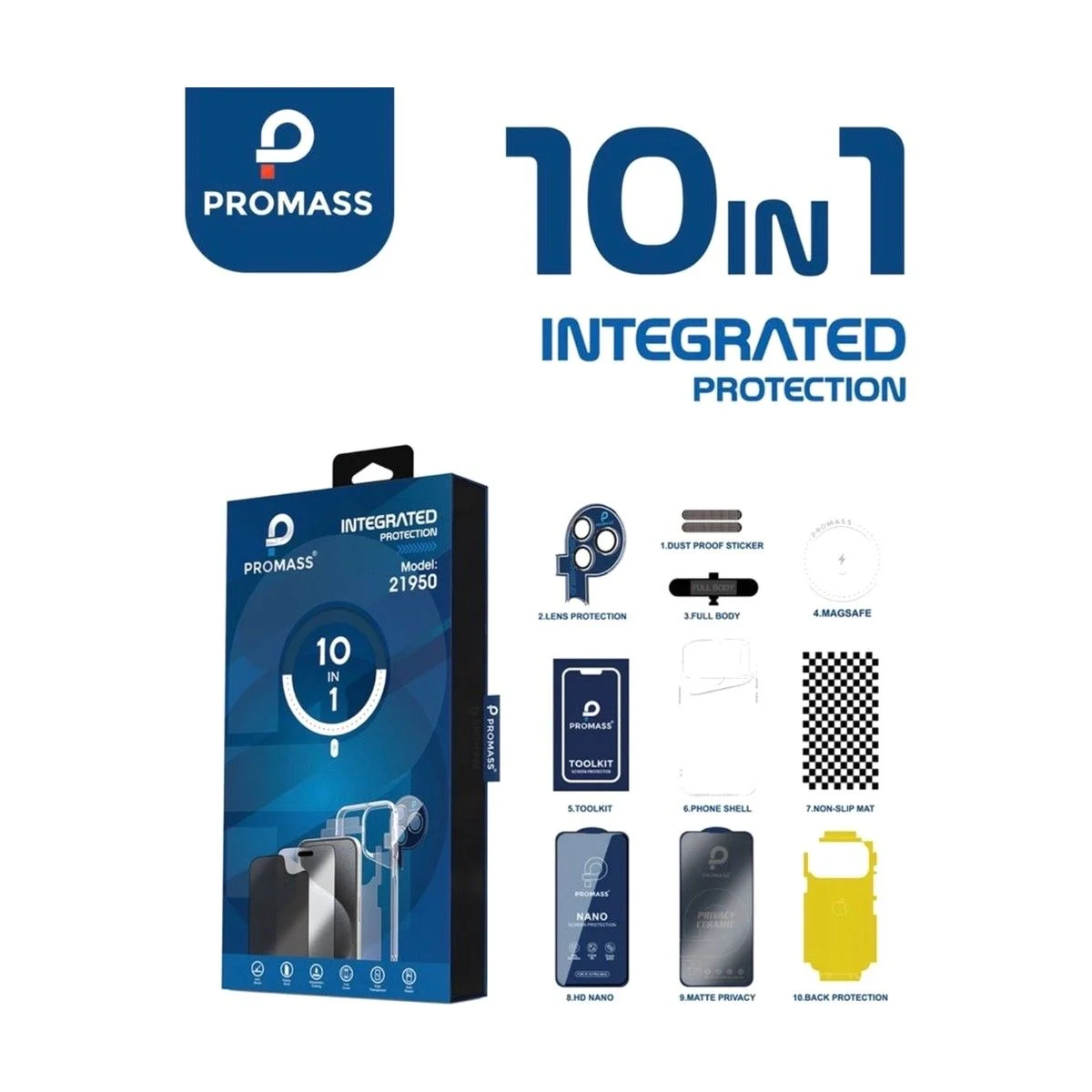 بكج حماية متكاملة من الصدمات والخدوش - PROMASS Integrated Protection