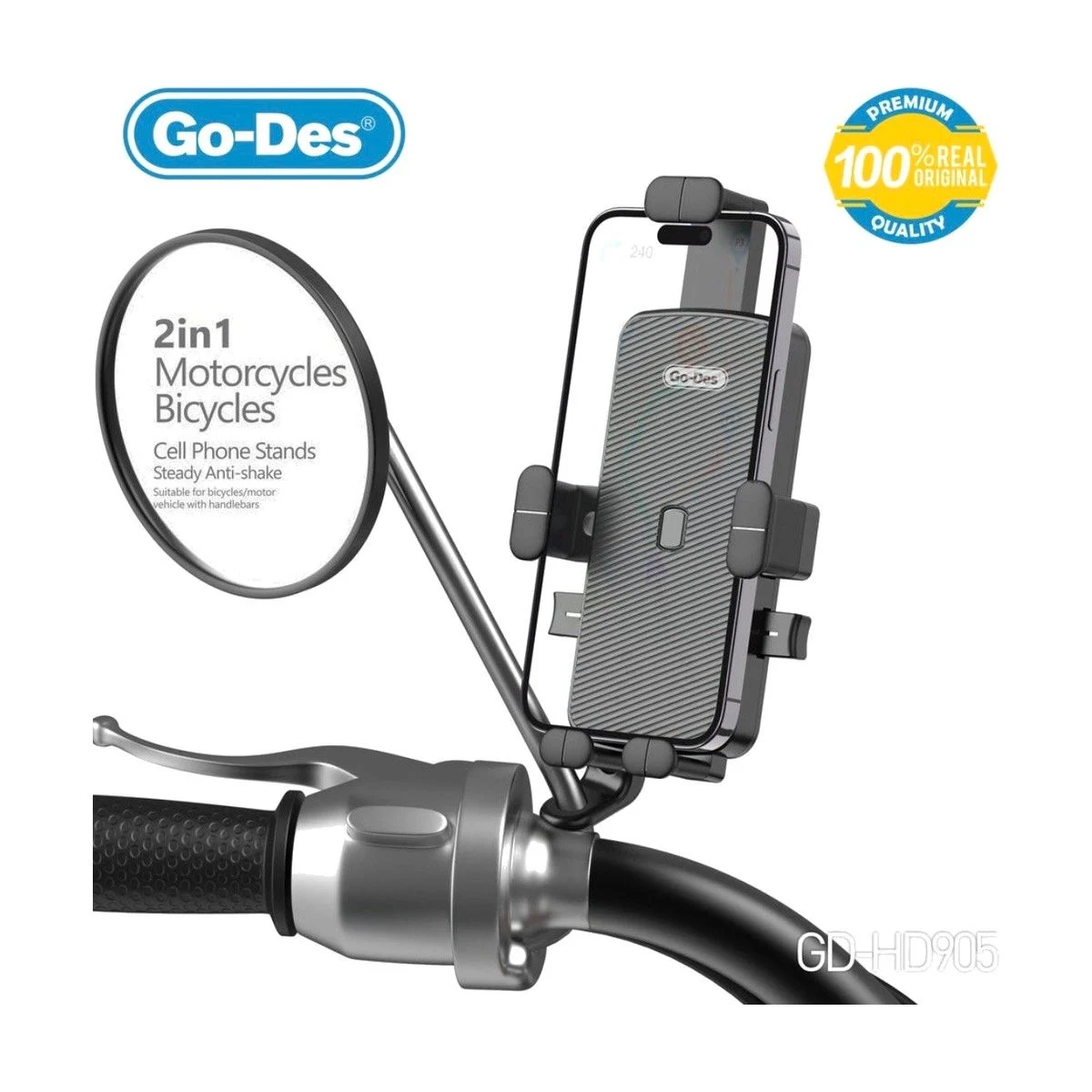 حامل هاتف للدراجات - Go-Des