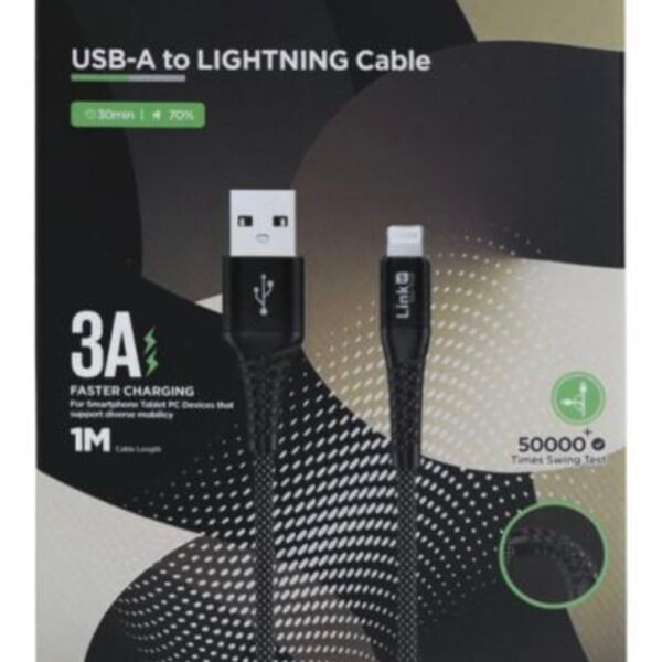 شاحن - Link UP Your Trust USB‑A to Lightning Cable