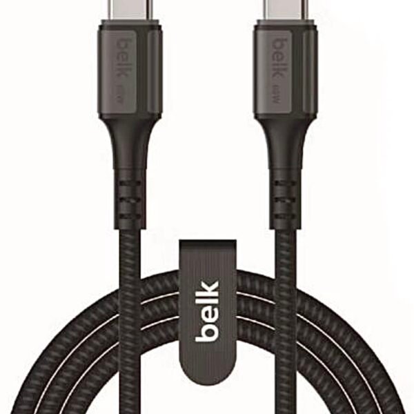 شاحن - belk Type‑C to Type‑C 60W – 120 CM
