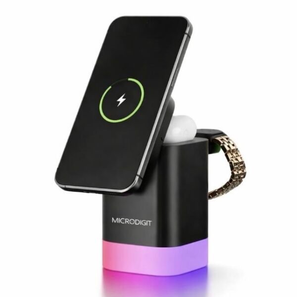 شاحن لاسلكي مبتكر - Microdigit