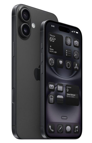 آيفون 16 بلس أسود - ( 128GB ) - بطارية 100