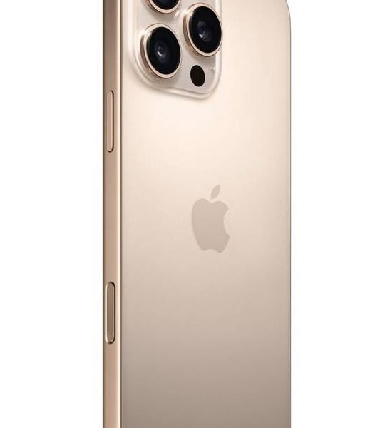آيفون 16 برو ماكس تيتانيوم صحراوي - ( 256GB ) - بطارية 96