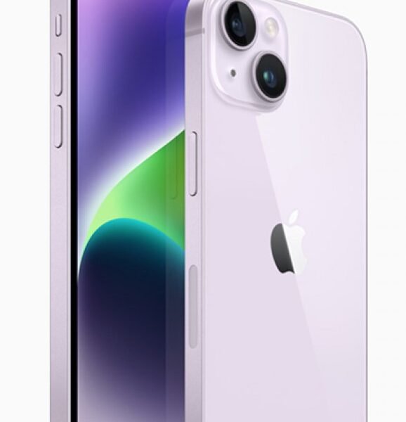 آيفون 14 العادي بنفسجي  - ( 128GB ) - بطارية 93